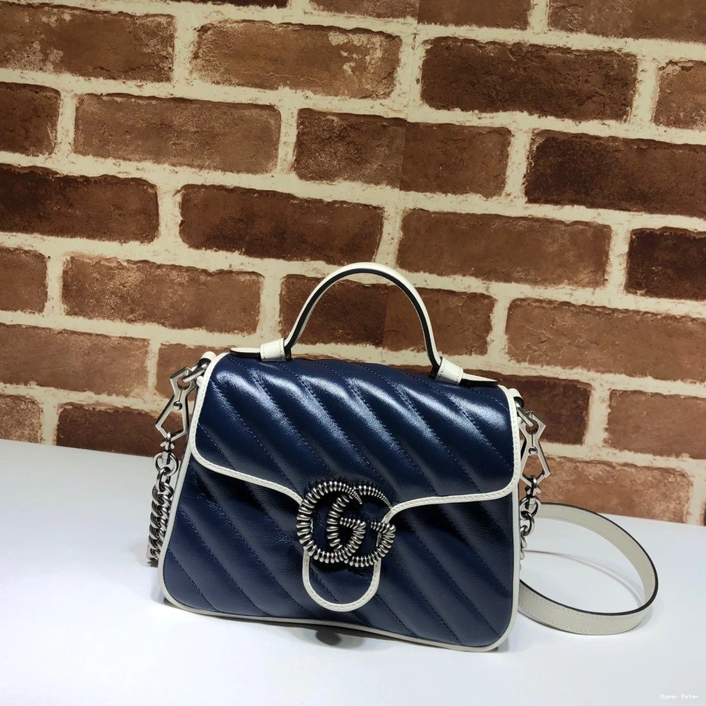 Hyper Peter Marmont Bag GG Handle Top Mini GUCCI 0816